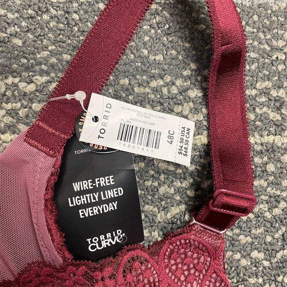 NWT Torrid Curve Wire-Free Lightly Lined Everyday Bra 48C - Picture 11 of 13